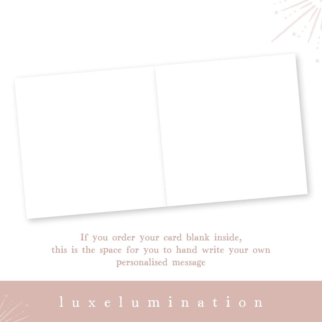 I don’t have the right words to say Card