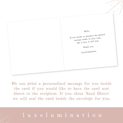 Personalised Cat Loss Sympathy Card