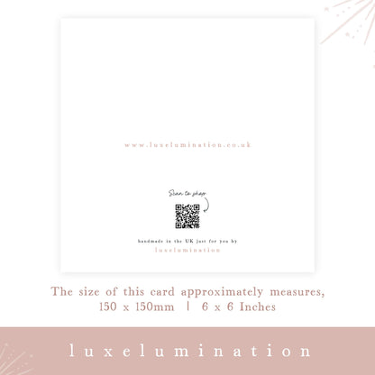 Personalised Tied the Knot Wedding Day Card with Large Satin Bow