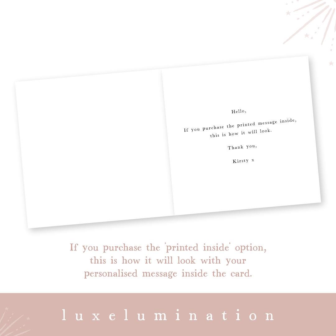 I don’t have the right words to say Card