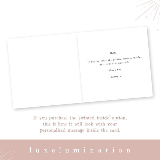 I don’t have the right words to say Card