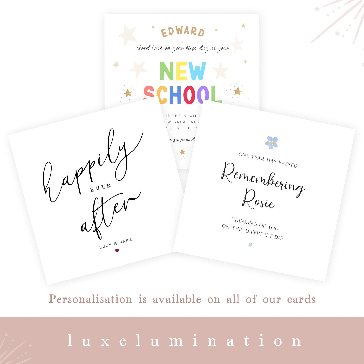 Bereavement Card with Plantable Forget Me Not Seeds
