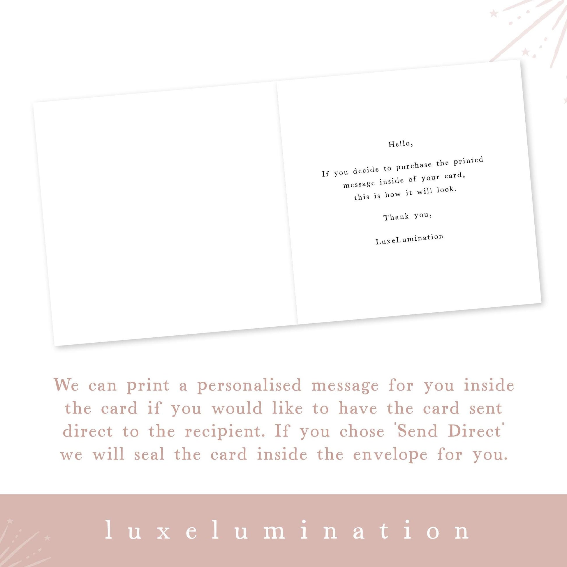 Bereavement Card with Plantable Forget Me Not Seeds