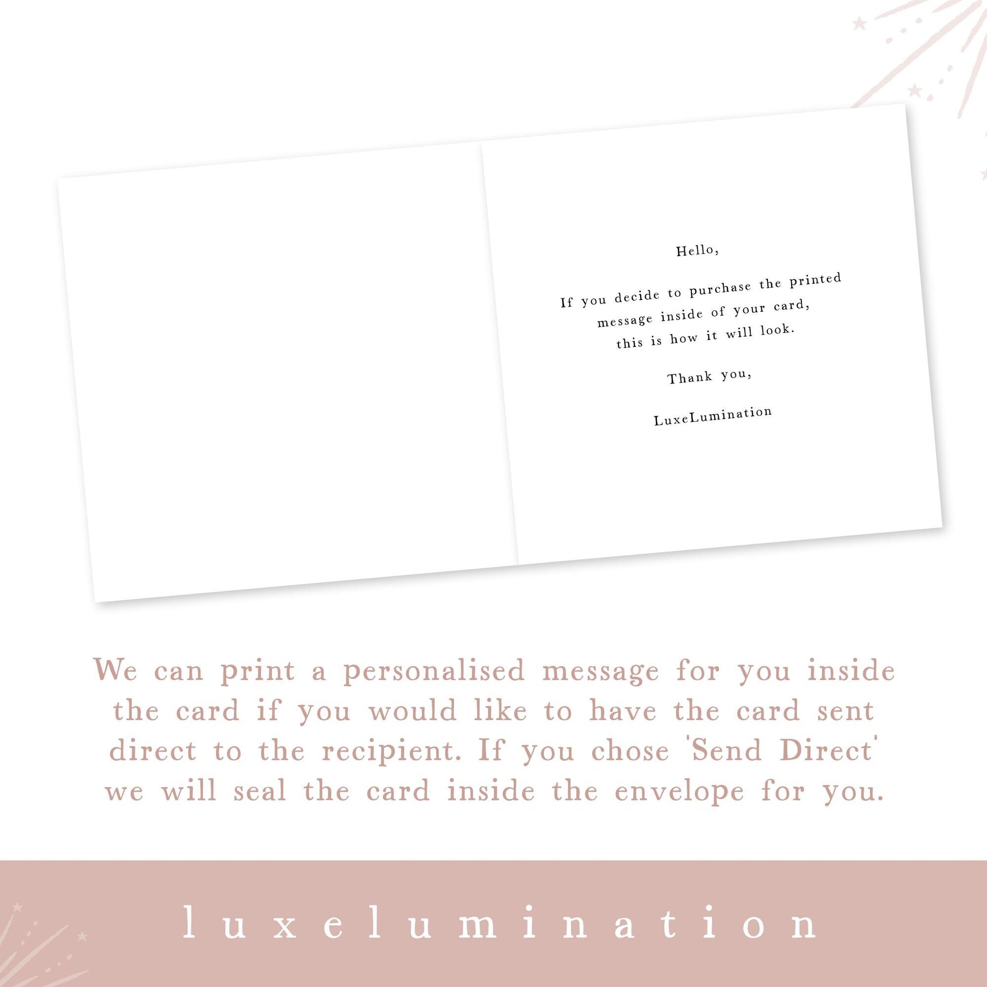 Personalised 45th Wedding Anniversary Card, Sapphire.