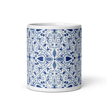 Load image into Gallery viewer, Pretty Blue Pattern Mug. Gift for a Friend. Coffee Mug. Tea Mug.
