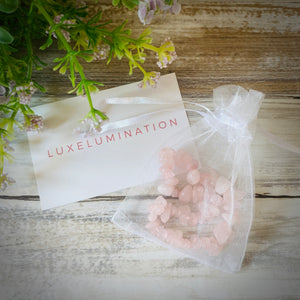 Love - Rose Quartz Crystal Bracelet, Gemstone Jewellery