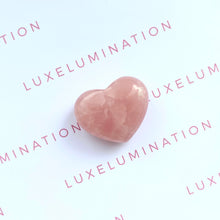 Load image into Gallery viewer, Love Heart Shaped Rose Quartz Crystal Mini Gift Set
