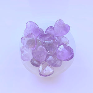 Calm Heart Shaped Amethyst Crystal Mini Gift Set