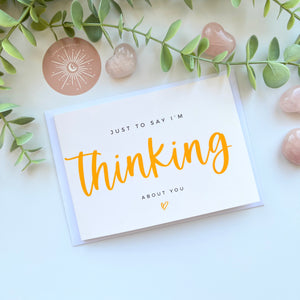 Thinking of You Greetings Card