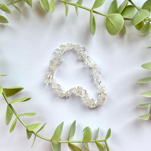 Heal - Clear Quartz Crystal Bracelet, Gemstone Jewellery